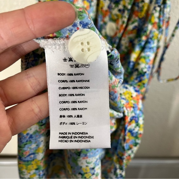 FAITHFULL THE BRAND Marta Floral Wrap Midi Dress - Picture 12 of 13